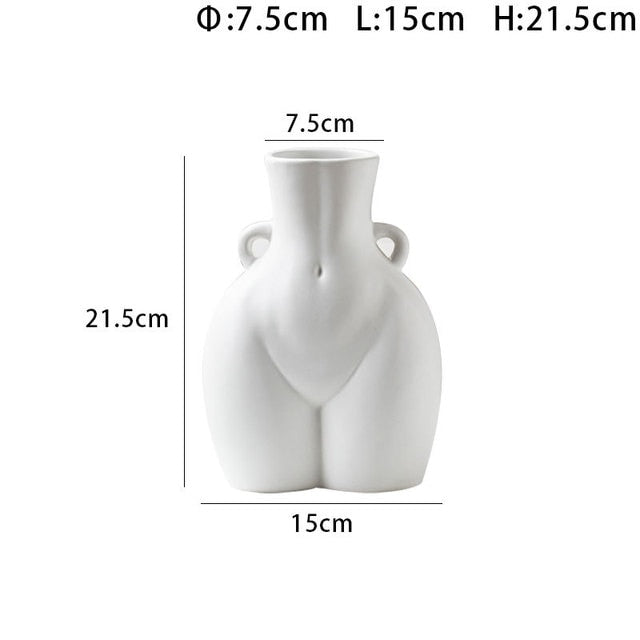 Home Décor Sculpture Ceramic Vase - WANDCESAY