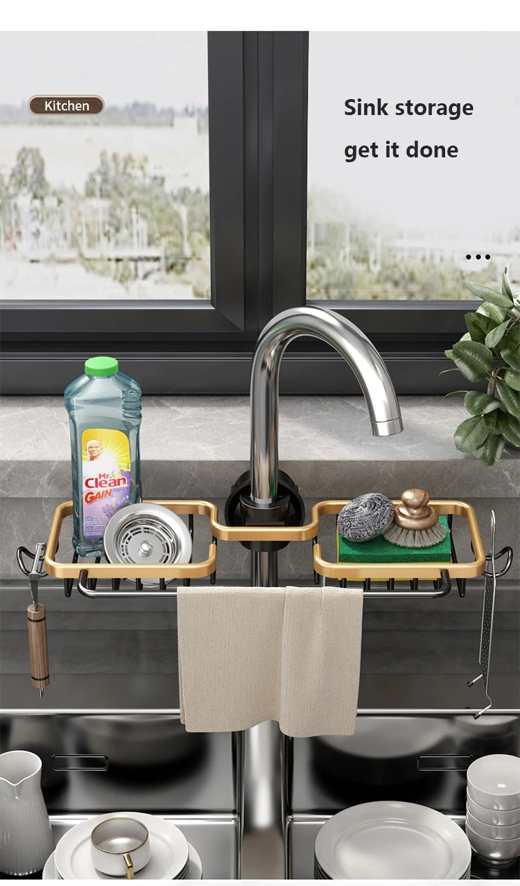 Kitchen Storage Faucet Rack - WANDCESAY
