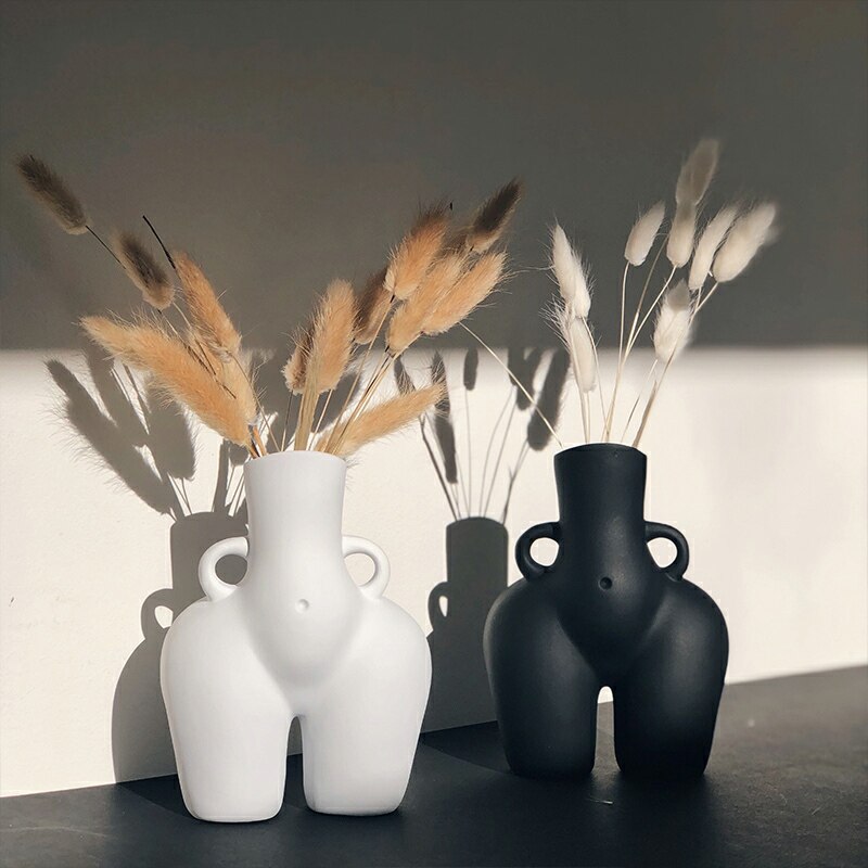 Home Décor Sculpture Ceramic Vase - WANDCESAY