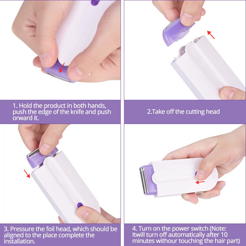 Laser Touch Epilator Kit - WANDCESAY