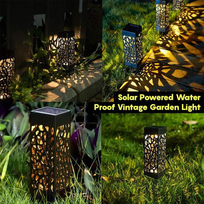 Solar Powered Waterproof Vintage Garden Light - WANDCESAY